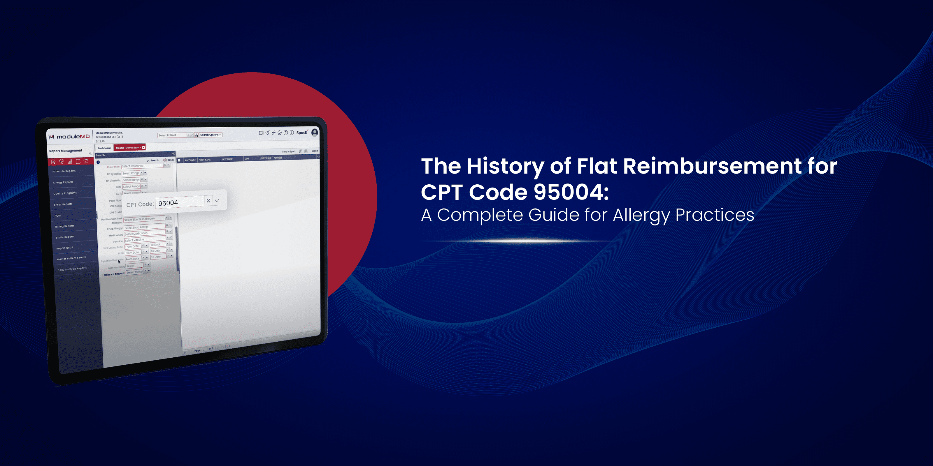 CPT 95004 Flat Reimbursement History